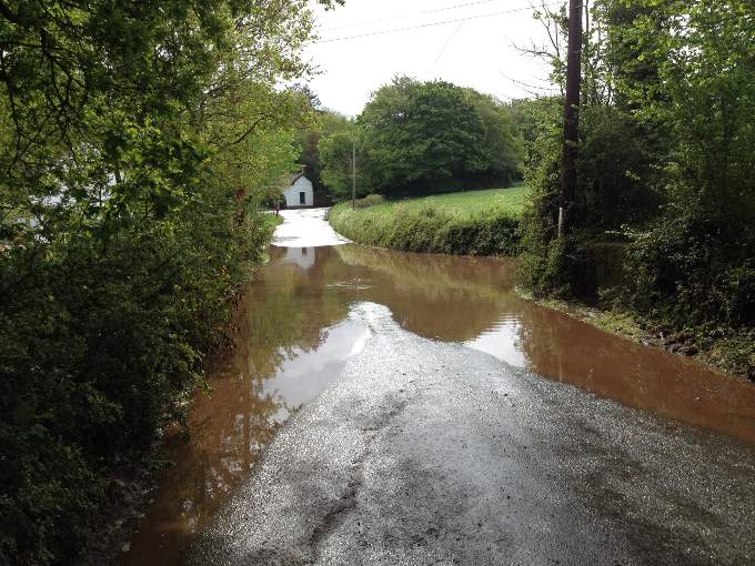 Flooding at Frogmire.