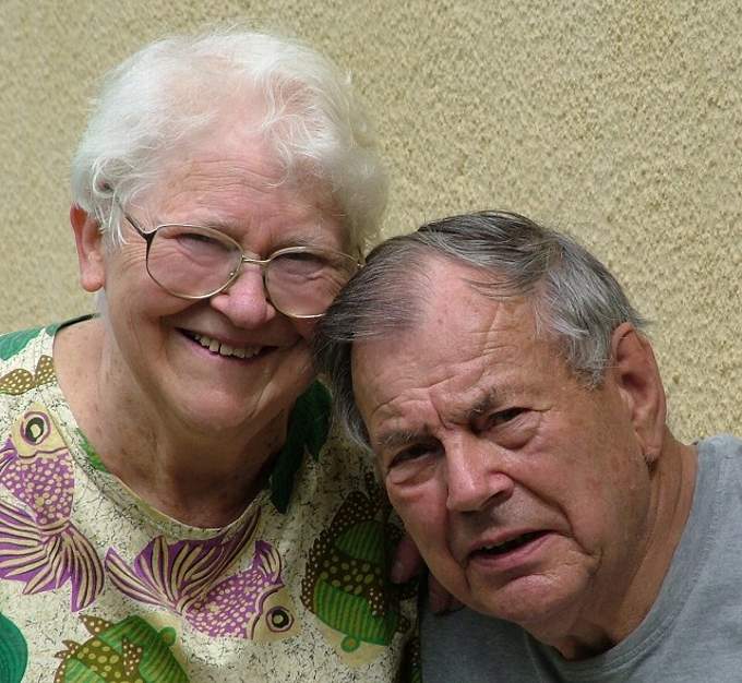 Sheila and husband Reg