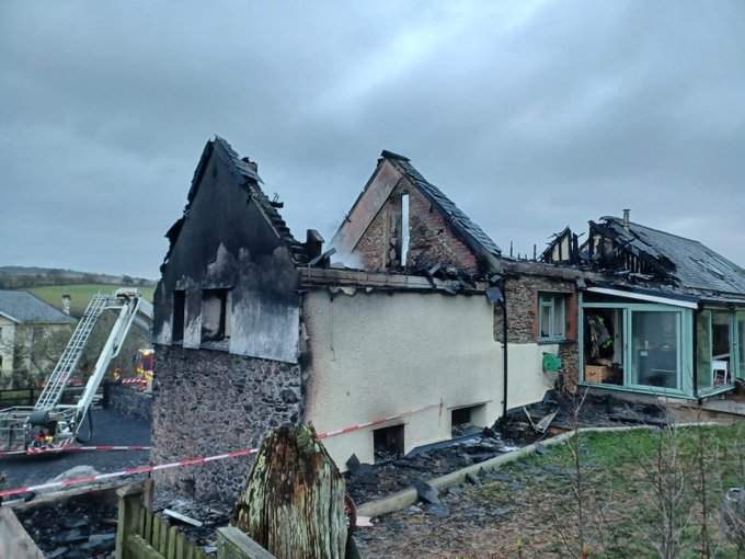 Photograph from Devon and Somerset Fire and Rescue