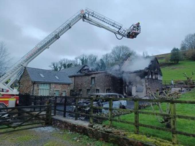 Photograph from Devon and Somerset Fire and Rescue