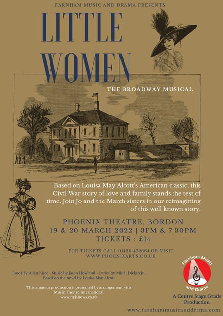 Little Women is coming to the Phoenix Theatre in Bordon