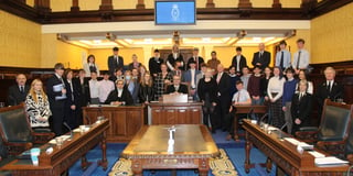 Junior Tynwald students praised for efforts by court's president