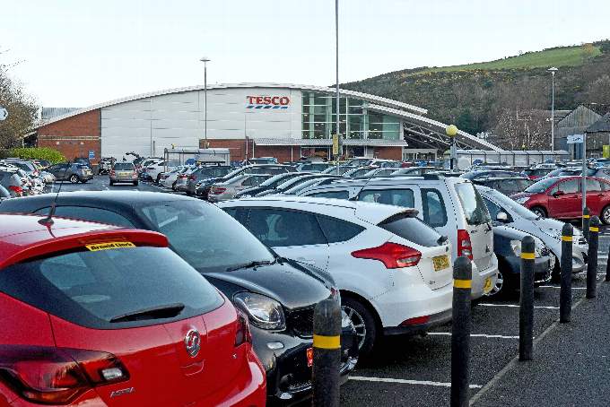 The Tesco store in Douglas