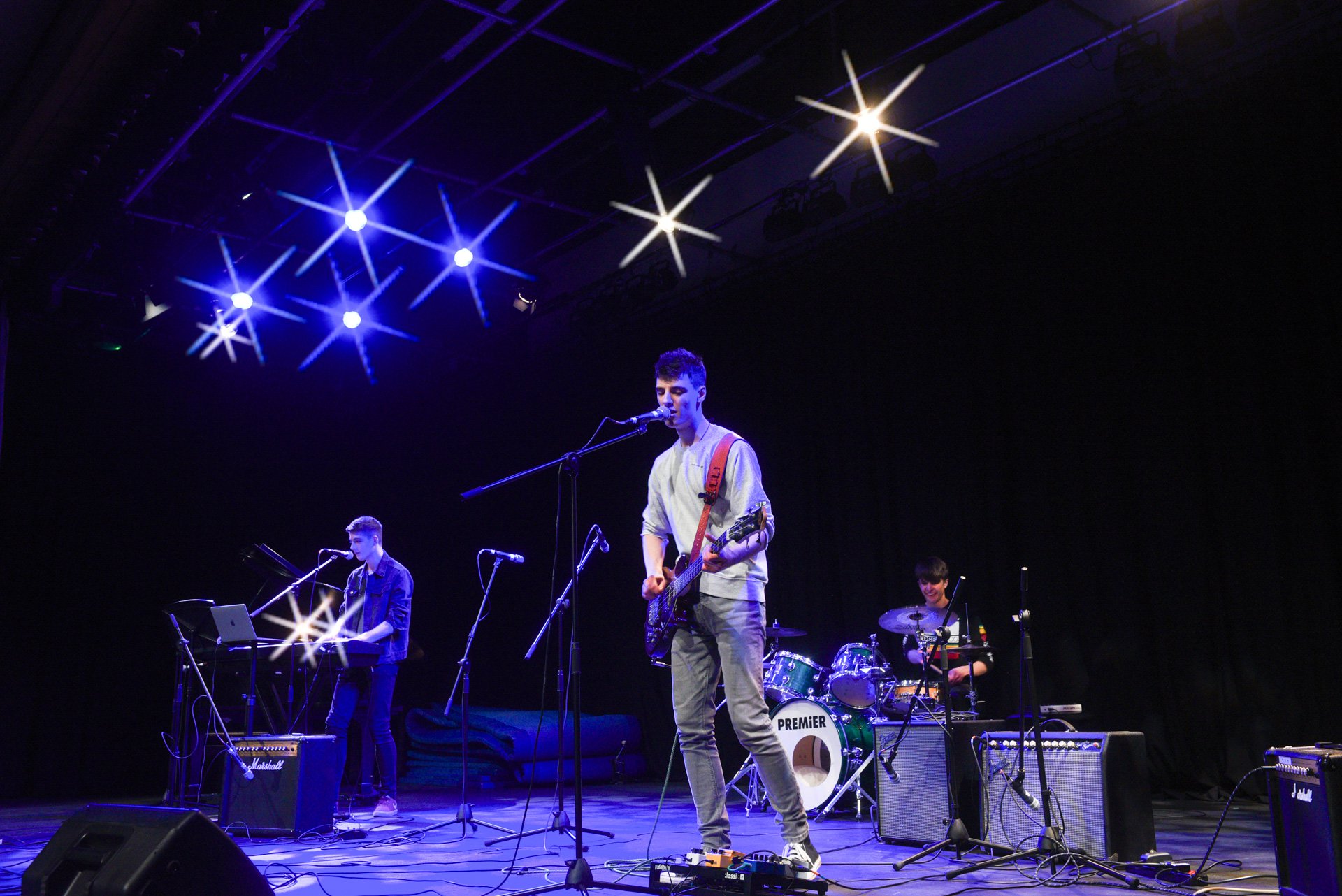 Outrun the Rain, who are currently putting the finishing touches to their debut EP, took first place with their self-penned hard rock song All pictures by DES PUGH