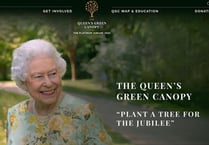 Tree-planting ceremony for the Queen