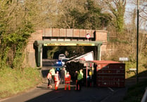 A325 reopened after lorry hit Wrecclesham railway bridge on Thursday