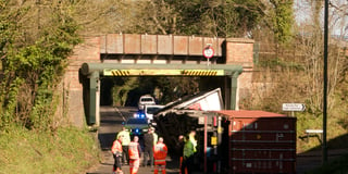 A325 reopened after lorry hit Wrecclesham railway bridge on Thursday