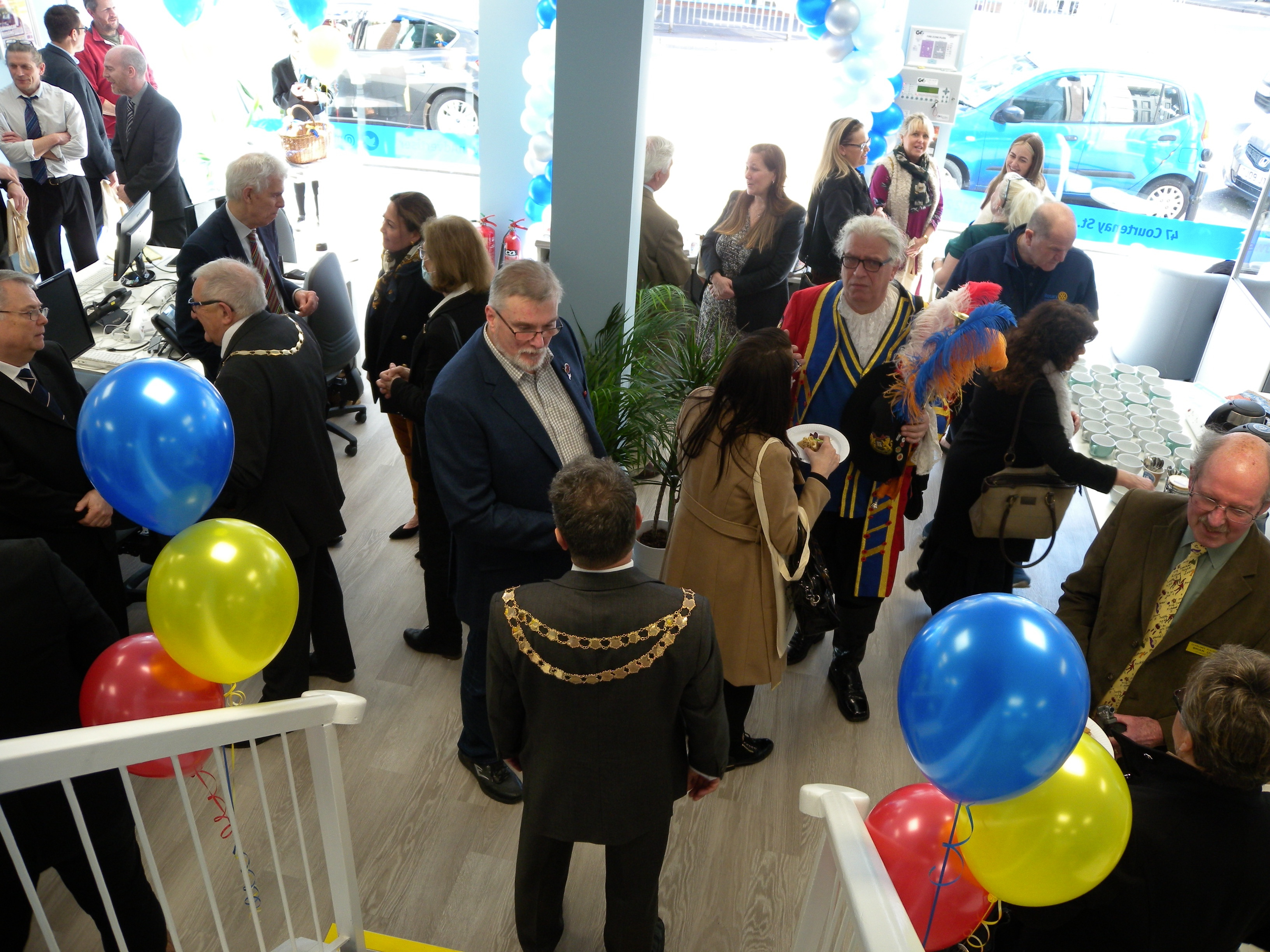 Guests at the official opening of the Mid-Devon Advertiser's new offices. Picture: Ethan Heppell