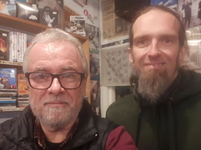 Andy Hibberd (left) will pass over ownership of 101 Collectors Records to Richard Stone (right) next month