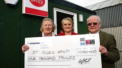 St Giles-on-the-Heath officially opens its new community shop 