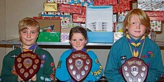 Trophy night for Scout Group