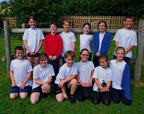 The Lifton CP team get set to show off their rounders skills. Picture: Paul Hamlyn