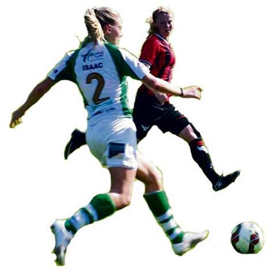 YEOVIL’S number two Isaac in action against Oxford United Women.