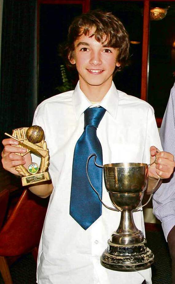 Supporters’ player of the year Regan Burrell. Picture: David Flower