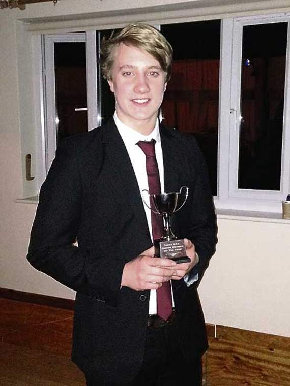 George Mitchell, who was named junior member of the year at the group round.