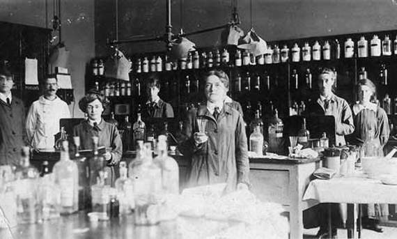 Marian Nicolls at work. Picture: The Nicolls family