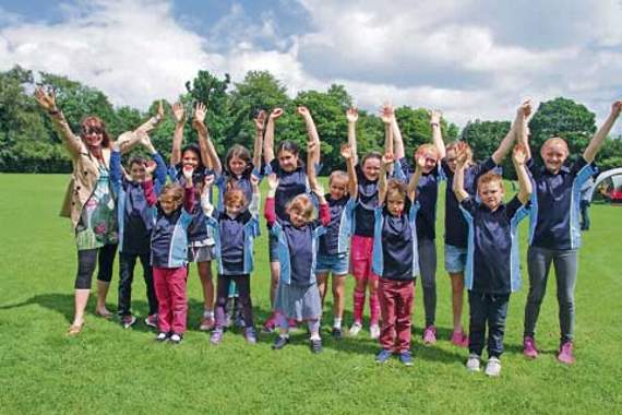 To kick off the event with a lively start, Lifton CP Wake and Shake group performed their daily routine workout with head teacher Mrs Cripps.