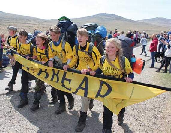 Shebbear College had two teams taking part in the Ten Tors.