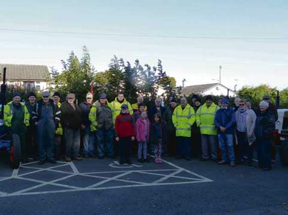 There was a good turn out of residents, tractor owners and enthusiasts at the Lawhitton Tractor Road Run, which set off from the Lawhitton Village Hall’s car park. Picture: Elias O'Neill