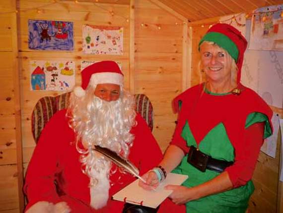 Santa in his grotto. Picture: Studio Southwest