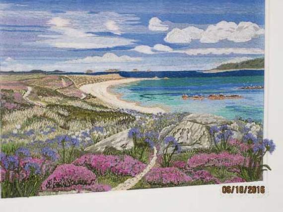 The winner, ‘Memories of our honeymoon on the Isles of Scilly’ by Gill Everest.