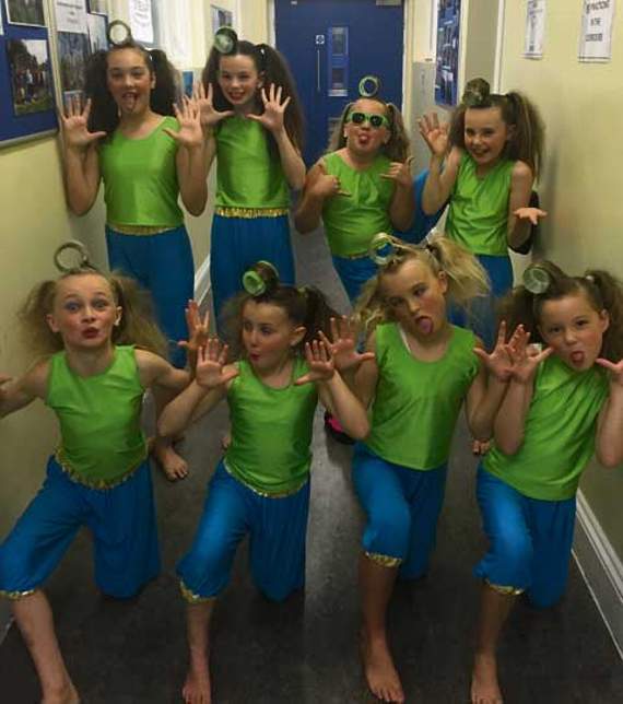Performers from Jason Thomas Performing Arts Studio in Bude at the recent North Devon Dance Festival in Bideford.