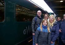 People from the Post area part of historic train journey 50 years after rail services cut