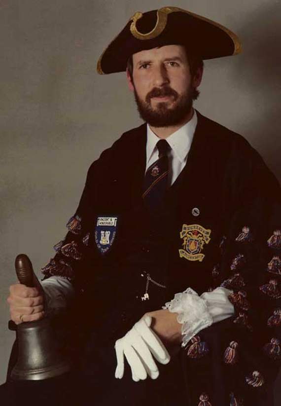 Rob Tremain has been Launceston’s town crier for 40 years.