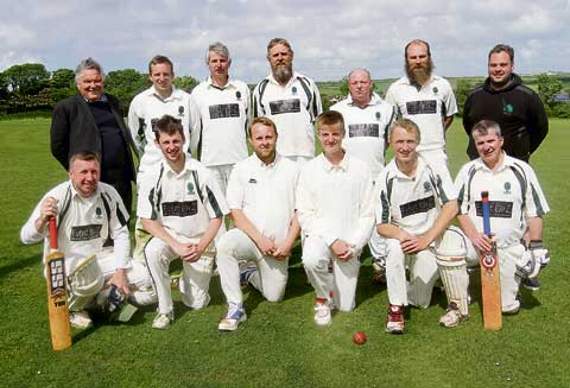Holsworthy Cricket Club have enjoyed a dream start to the 2017 season as they currently sit top of Division Four East after winning all seven of their completed games. Last Saturday they beat Delabole by eight wickets and this weekend they welcome Bugle to Stanhope Park, looking to remain the only unbeaten team in the eastern divisions. Back row from left are: Alan Webster (scorer), Ryan?Walter (captain), Jon Tidball, George Orr-Wilcox, Travis Leveson, Liam Brend and Dan Marks. Front row from left are: Jack May, Sam Stacey, Jack Greening, Tyler Rowe, Ben Hutchings and Dave Gerry. Missing from photoshoot: Aiden Gerry. Picture: David Flower