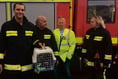 Hedgehog rescued by firefighters