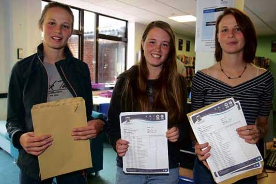 Emily Skipp, Issy Barr and Evie Skipp.