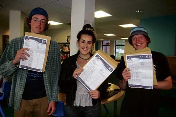 Jackson Ward, Yazmin Allsworth and Jake White. Pictures: Paul Hamlyn