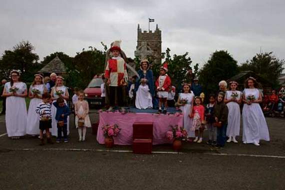 This year’s royalty, including Revel Queen Kelsi.