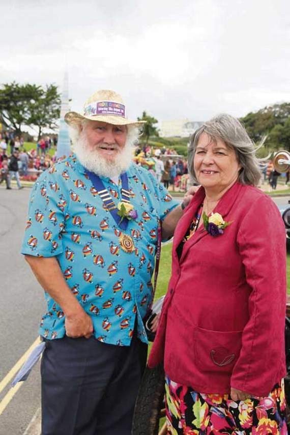 Citizens of the year Stu and Su Bell.