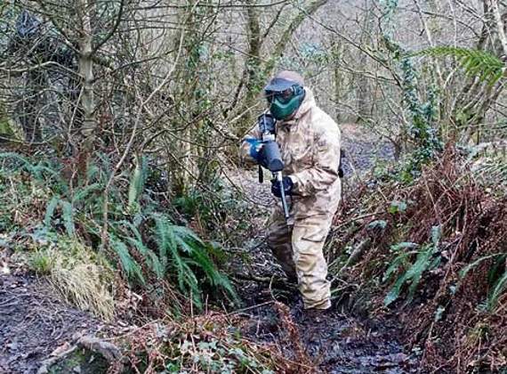 Jim has worked as a marshal at Survival Combat Games for 30 years.