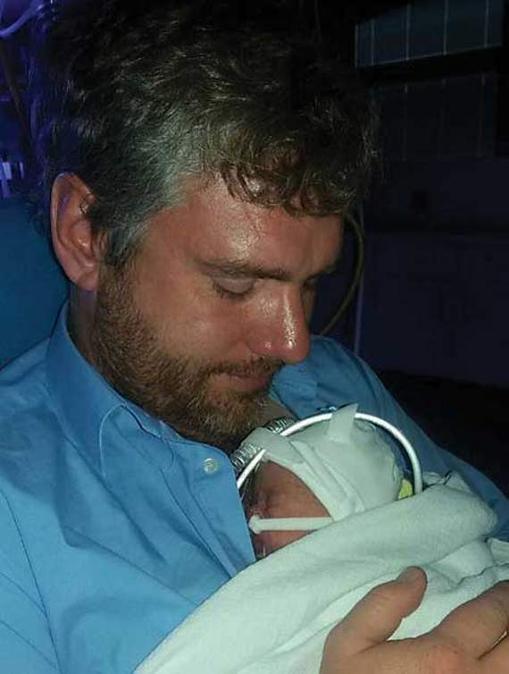 Archie’s parents are crowdfunding to help pay for his NHS bill.