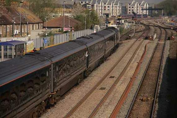 The train leaving Oxford for Stratford-upon-Avon.