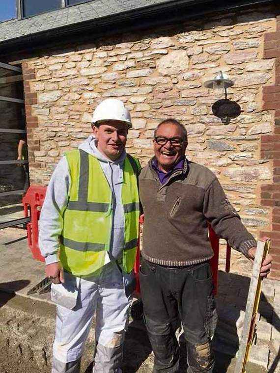 Tom with a very smiley Billy Byrne.