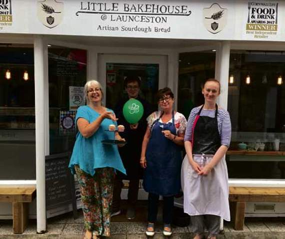 Some of the Little Bakehouse team, with the two cupcakes left to sell!
