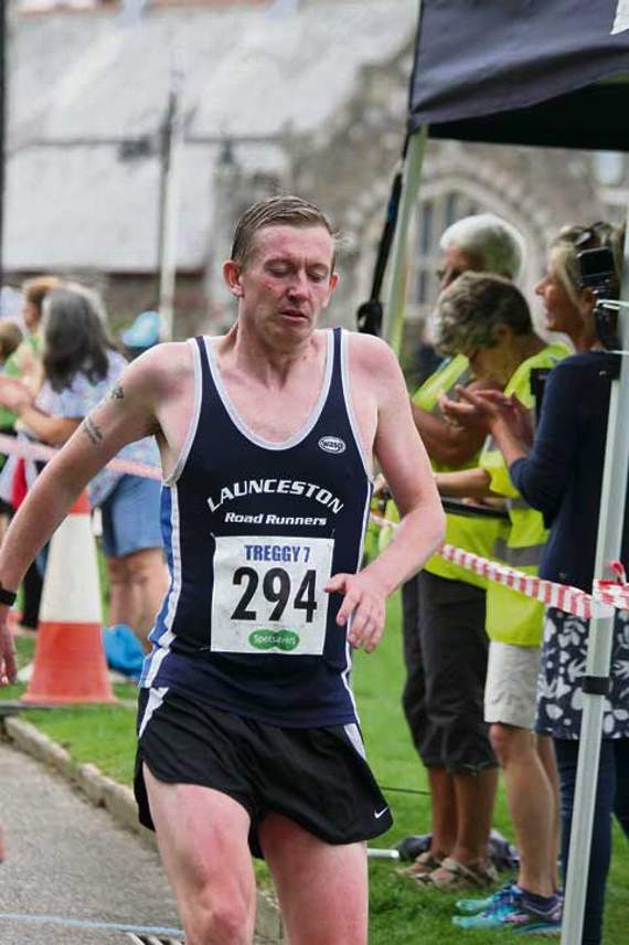 Ed Horn was the fastest Launceston runner home in a time of 43 minutes and 47 seconds. That time earned him third place in the Under 35 male category. Picture: Paul Hamlyn