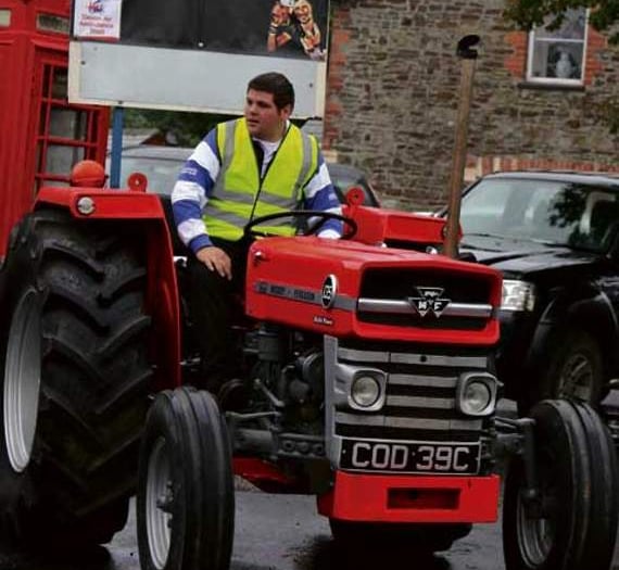 Tractor run held in memory of farmer