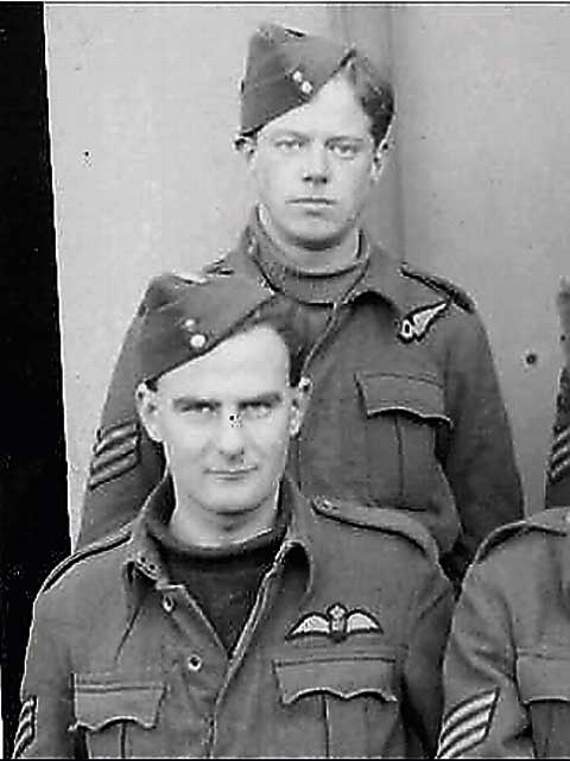 Jack Warburton (seated) and Teddy Sillitoe.