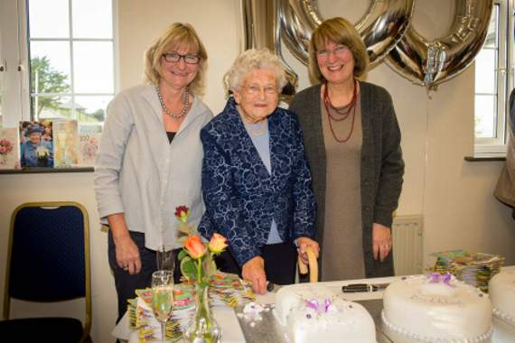 Margaret Ball celebrated her 100th birthday with family and friends at the Parkhouse Centre in Bude on Monday, November 12.