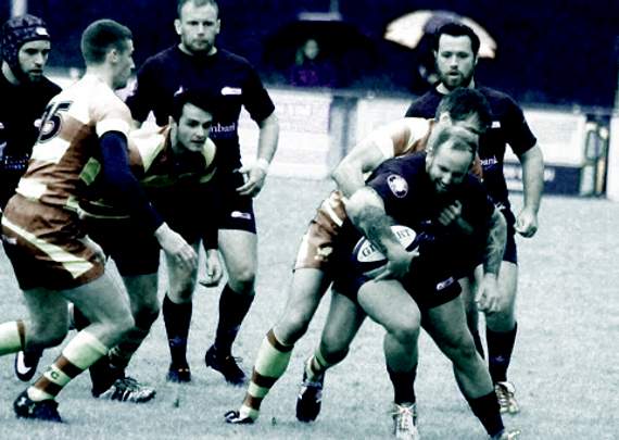 Player/coach Ryan Westren, pictured against Okehampton last season, will want to lead from the front at Polson Bridge tomorrow.