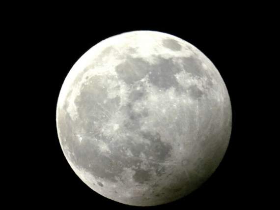 The wolf moon, captured on camera by Reg Godwin