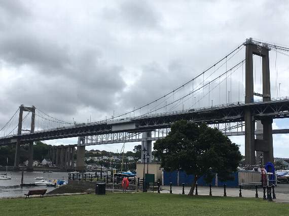 Tamar Bridge. Picture: Richard Whitehouse, local democracy reporter.