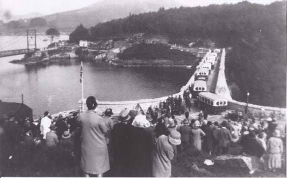 Reopening of Burrator in the 1920s. Picture: SWW Archves