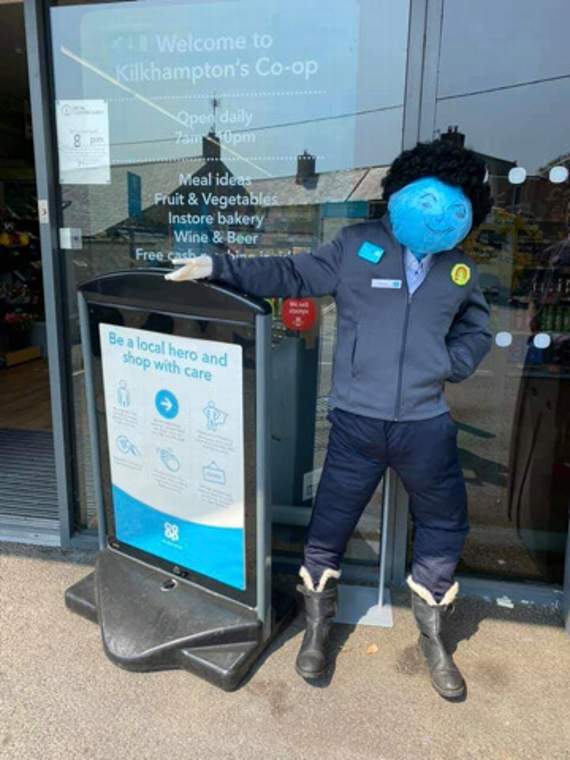 The local supermarket, Co-op has also got involved in the challenge.