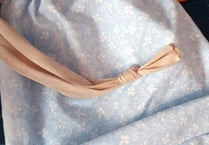 Sewing superhero supports health services
