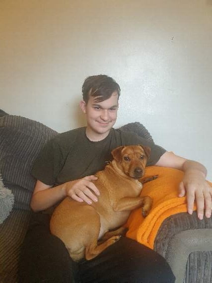 Zack recovering at home